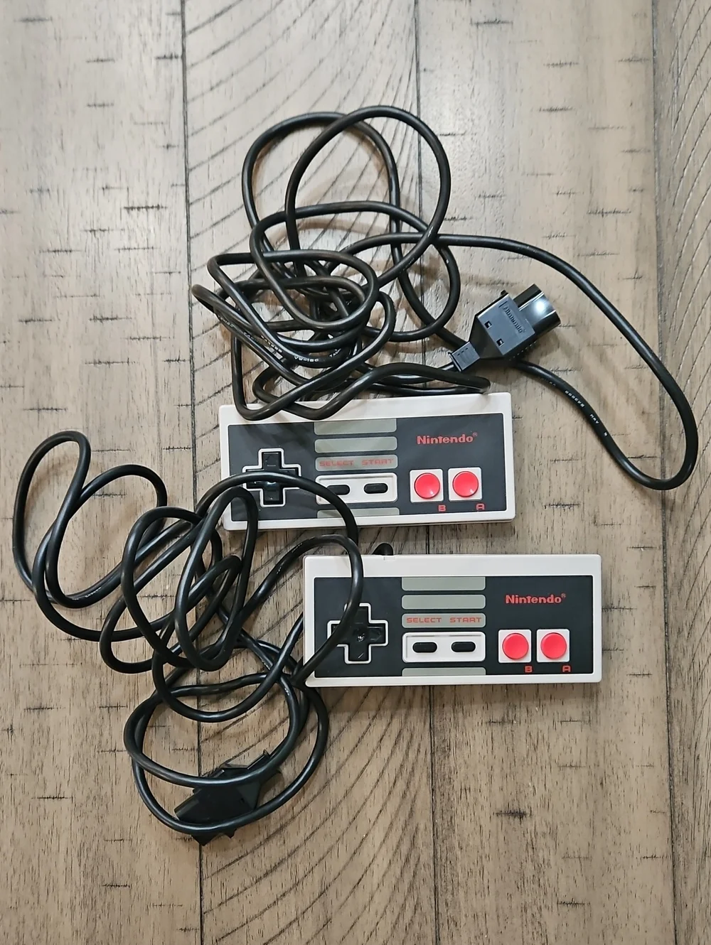 Nintendo Classic Wired Controllers - Gray, Black & Red